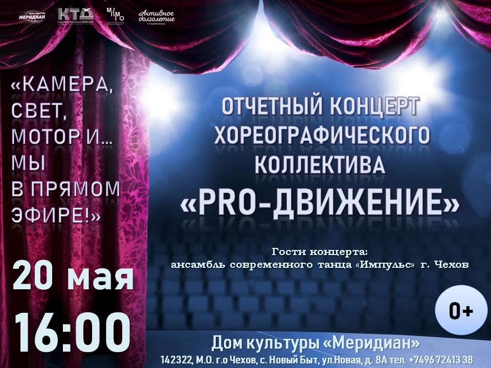 Отчётный концерт коллектива Pro-движение